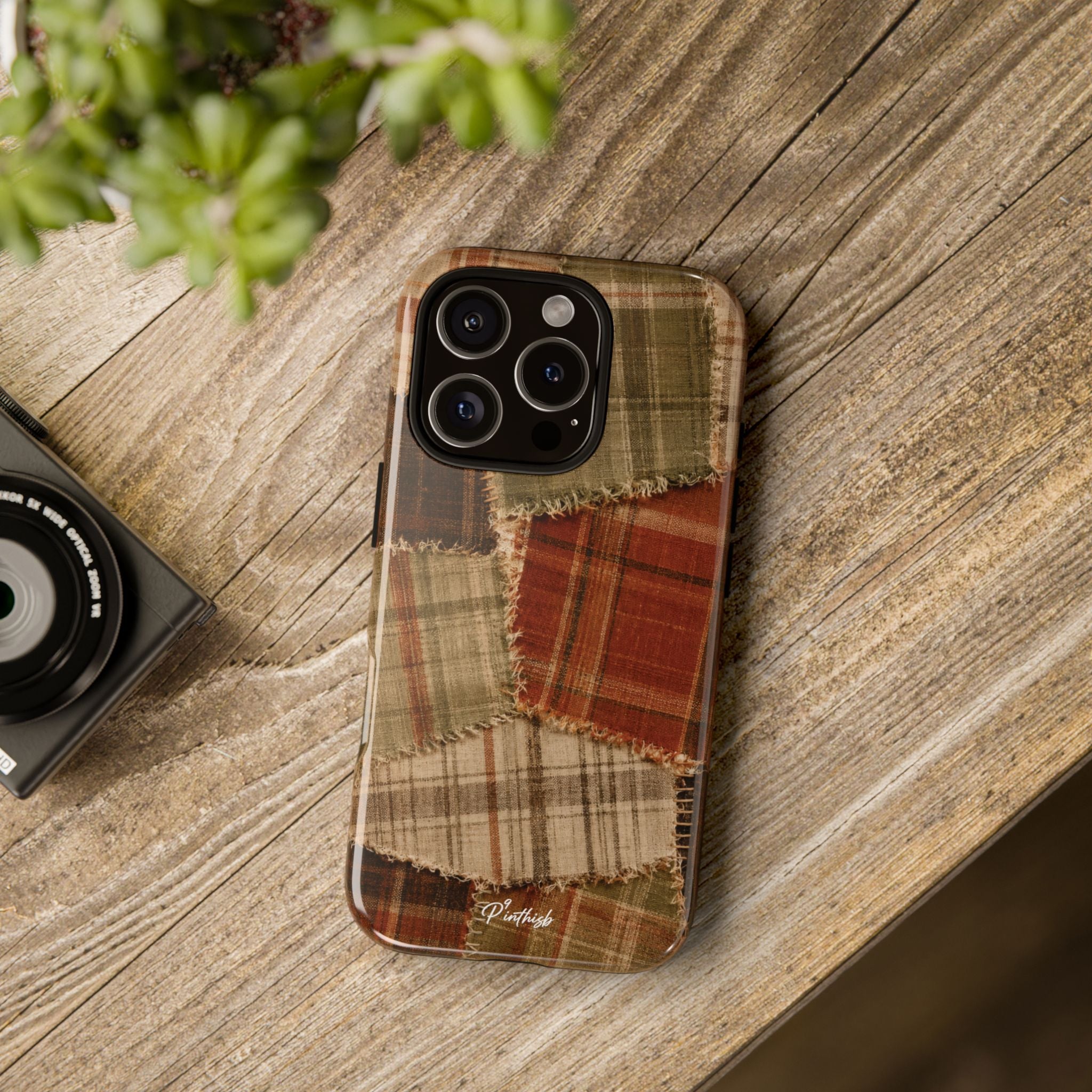 Rustic Fall Patchwork Tough Case