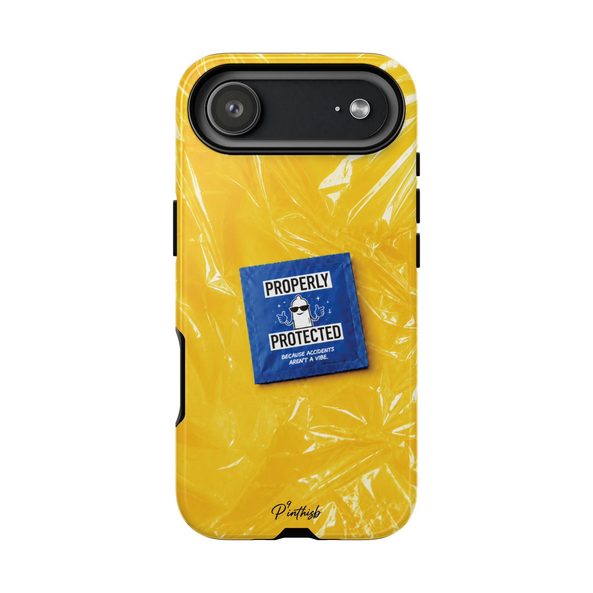 "Properly Protected" Graphic Phone Case