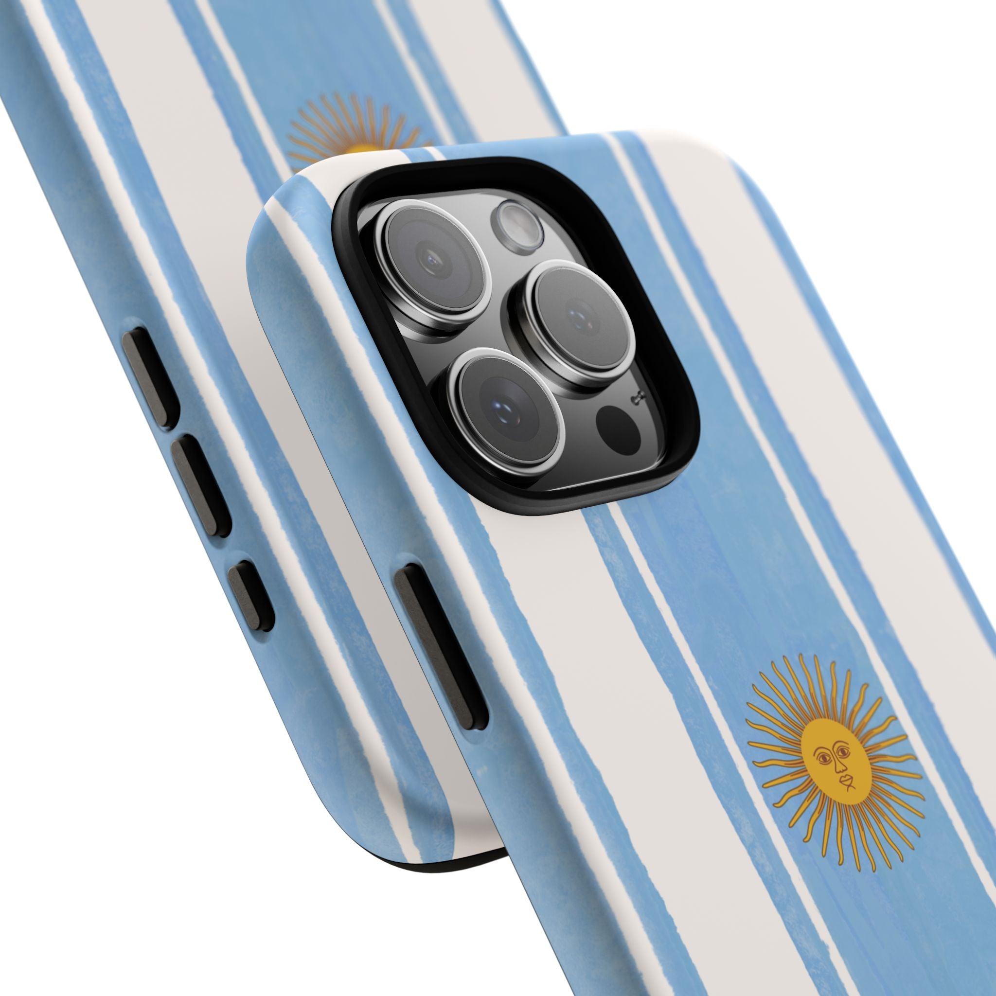 Argentina Flag Tough Phone Case – Blue White Striped Sun Protector