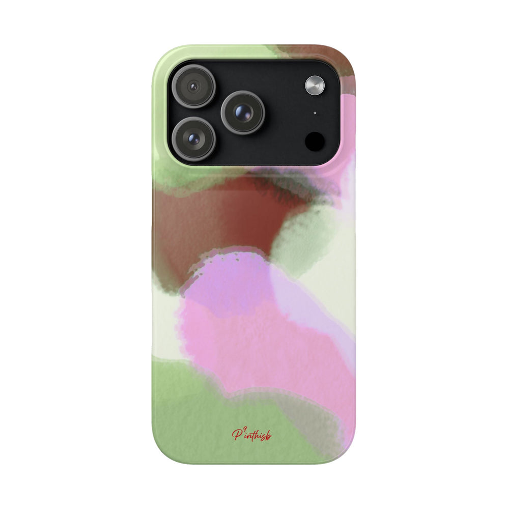 Abstract Pastel Camouflage Snap Phone Case