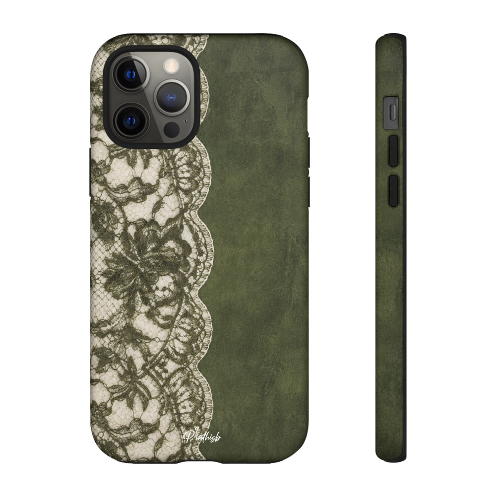 Olive Lace Tough Case