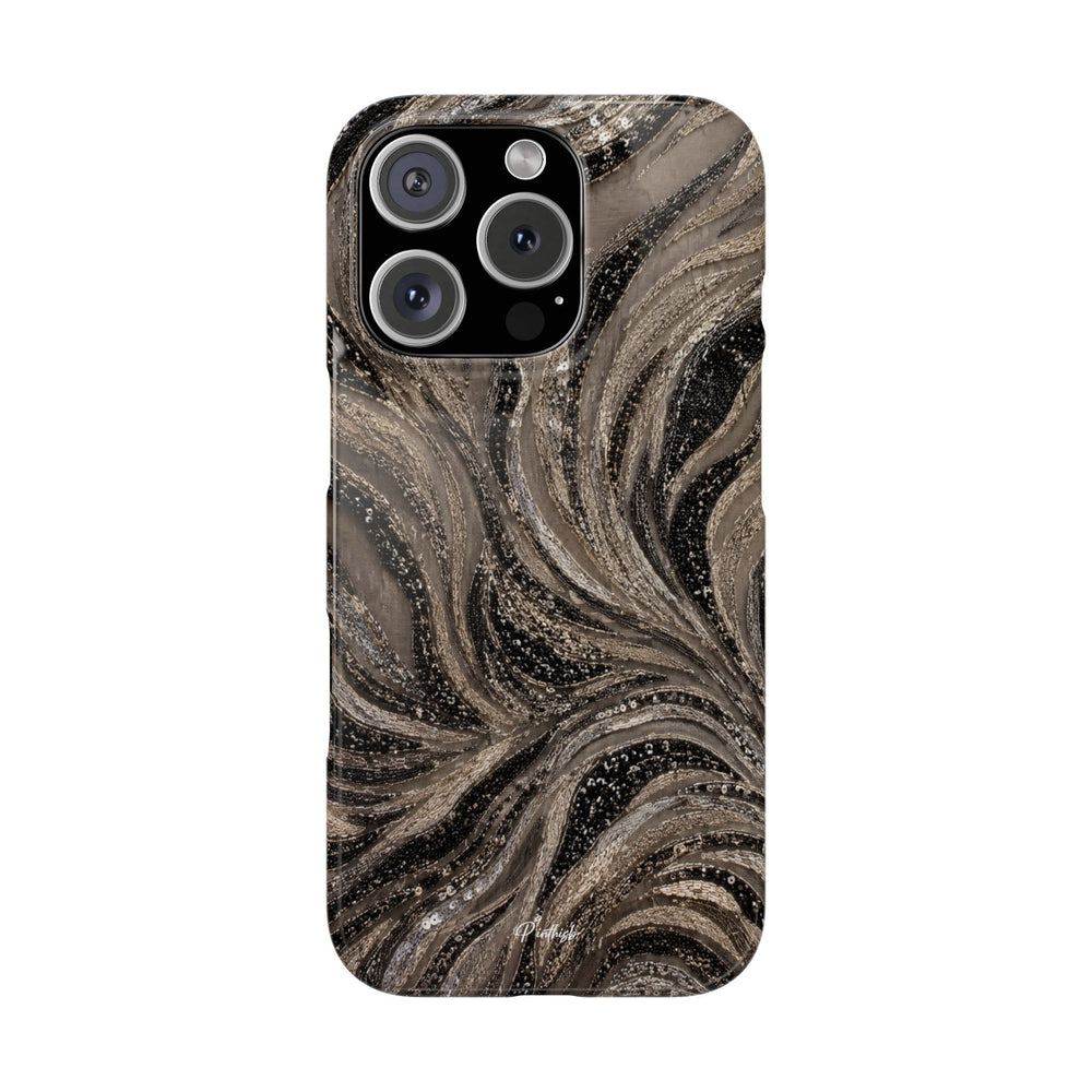 Neutral Swirl Protective Snap Case
