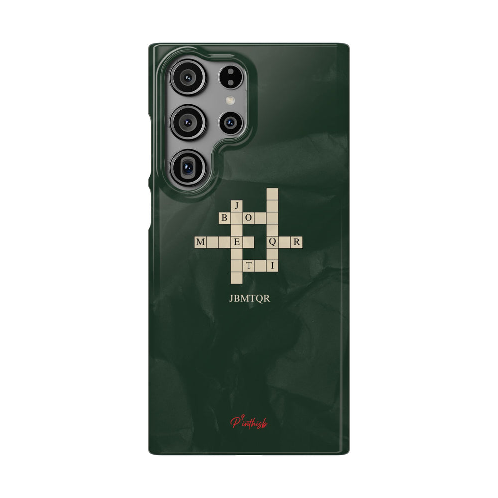 "JBMTQR crossword" Snap Phone Case