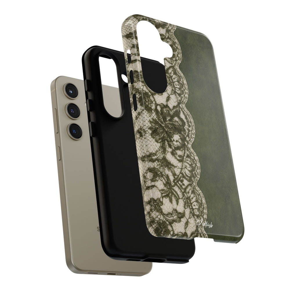 Olive Lace Tough Case