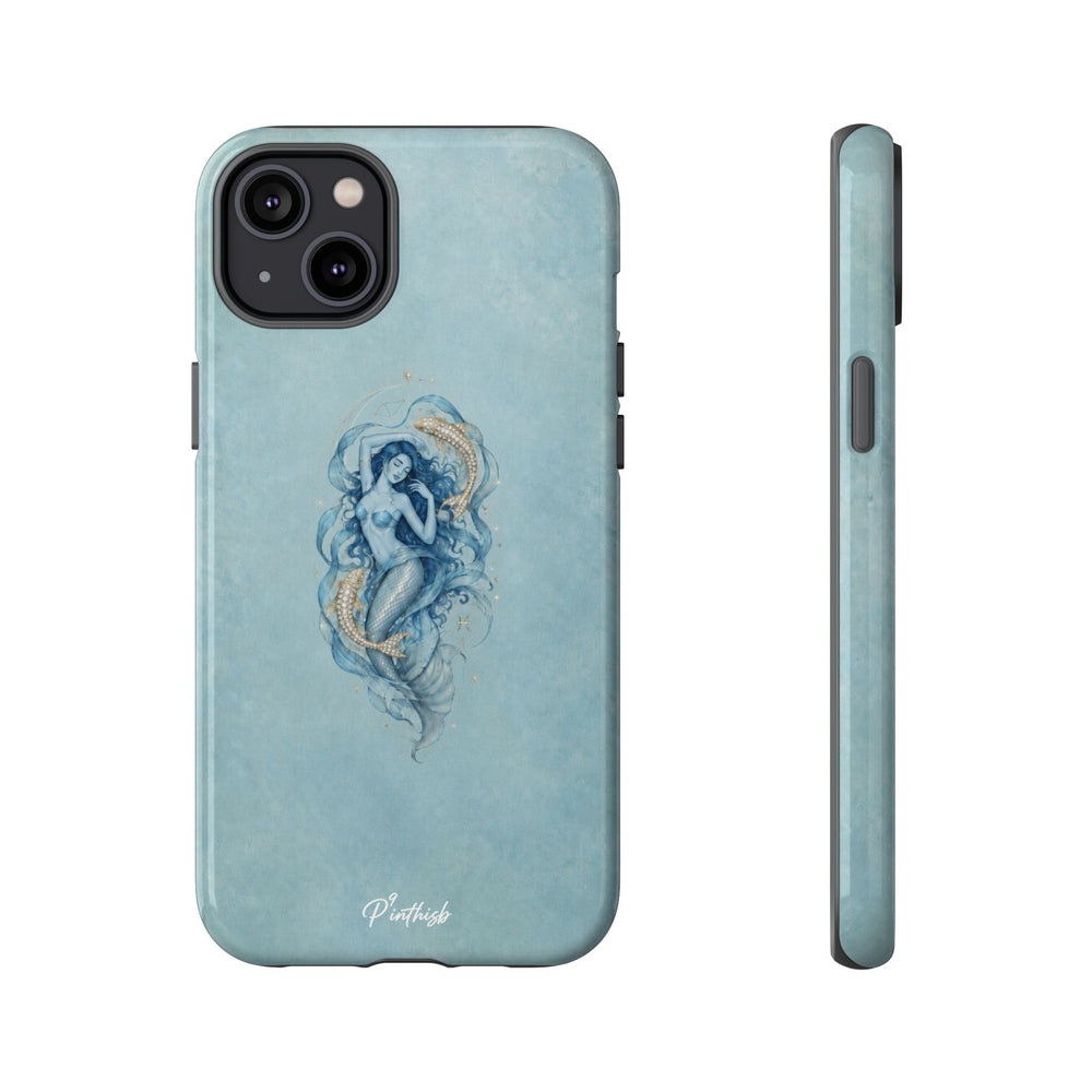 Pisces Zodiac Glitter Phone Case