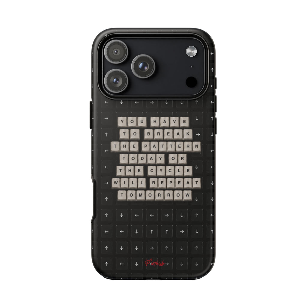 "Break the pattern" Keyboard Tough Case