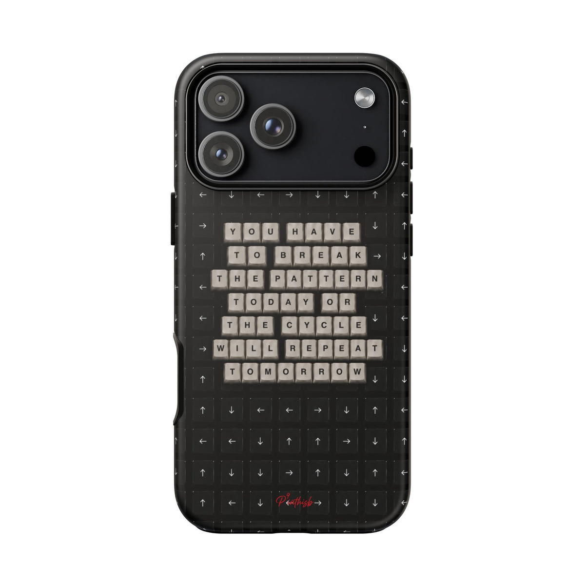 "Break the pattern" Keyboard Tough Case