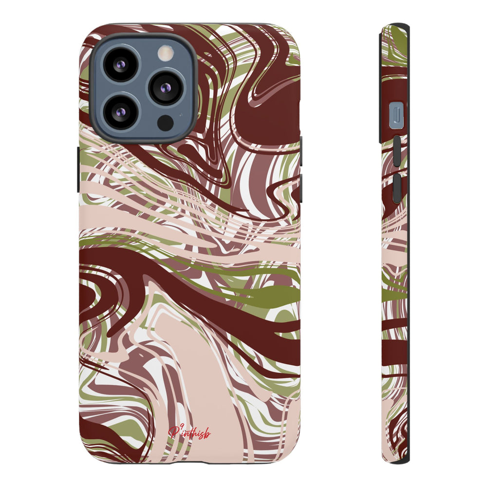 Abstract Marbled Tough Phone Case