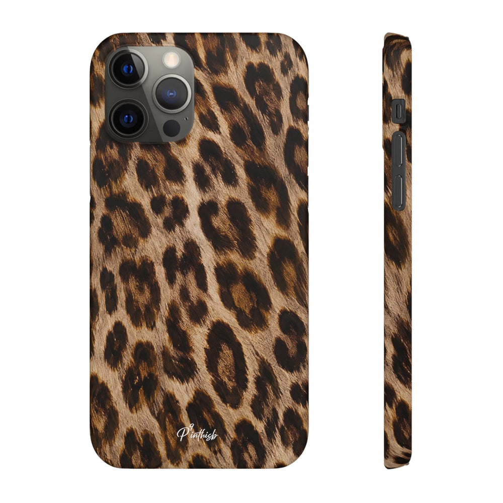 Leopard Print Snap Phone Case