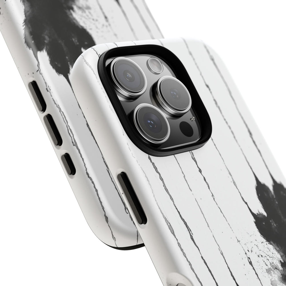 Black Ink Paw Print Tough Case