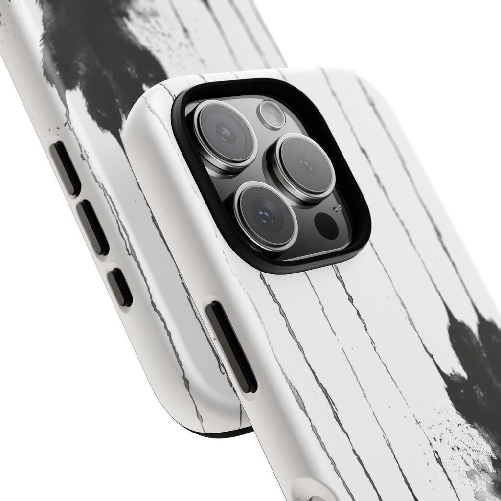 Black Ink Paw Print Tough Case