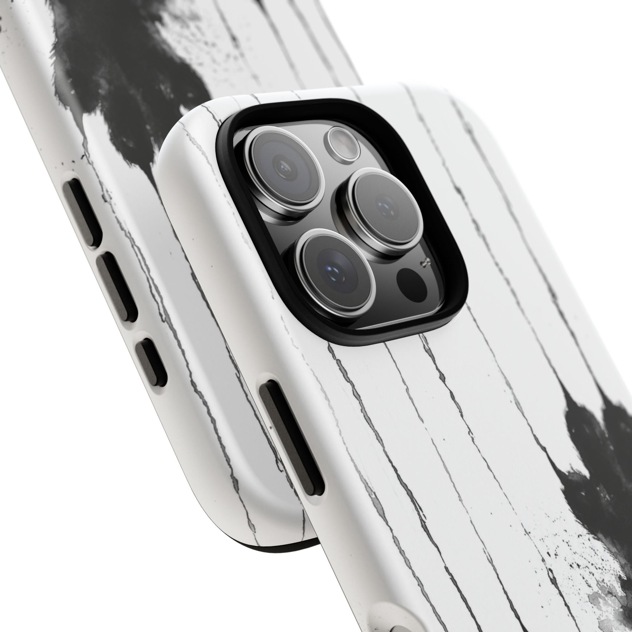 Black Ink Paw Print Tough Case