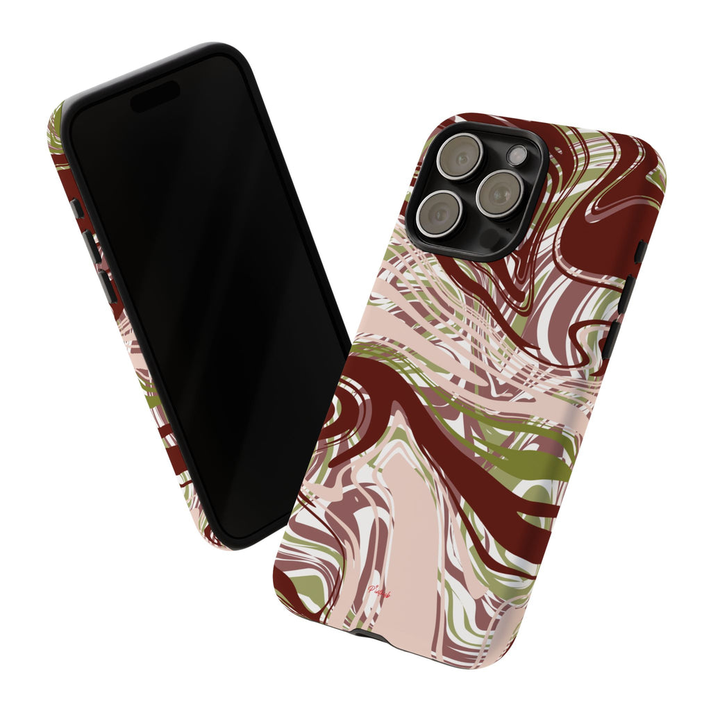 Abstract Marbled Tough Phone Case