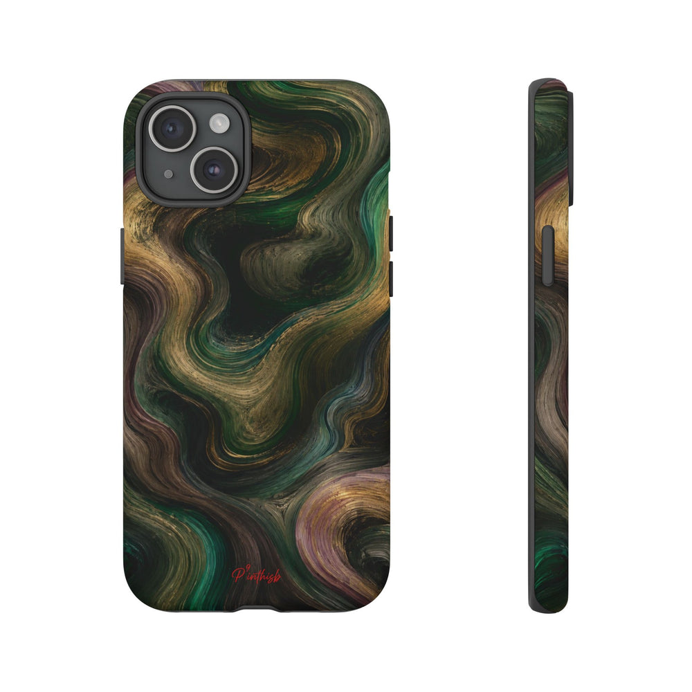 Marbled Forest Tough Phone Case