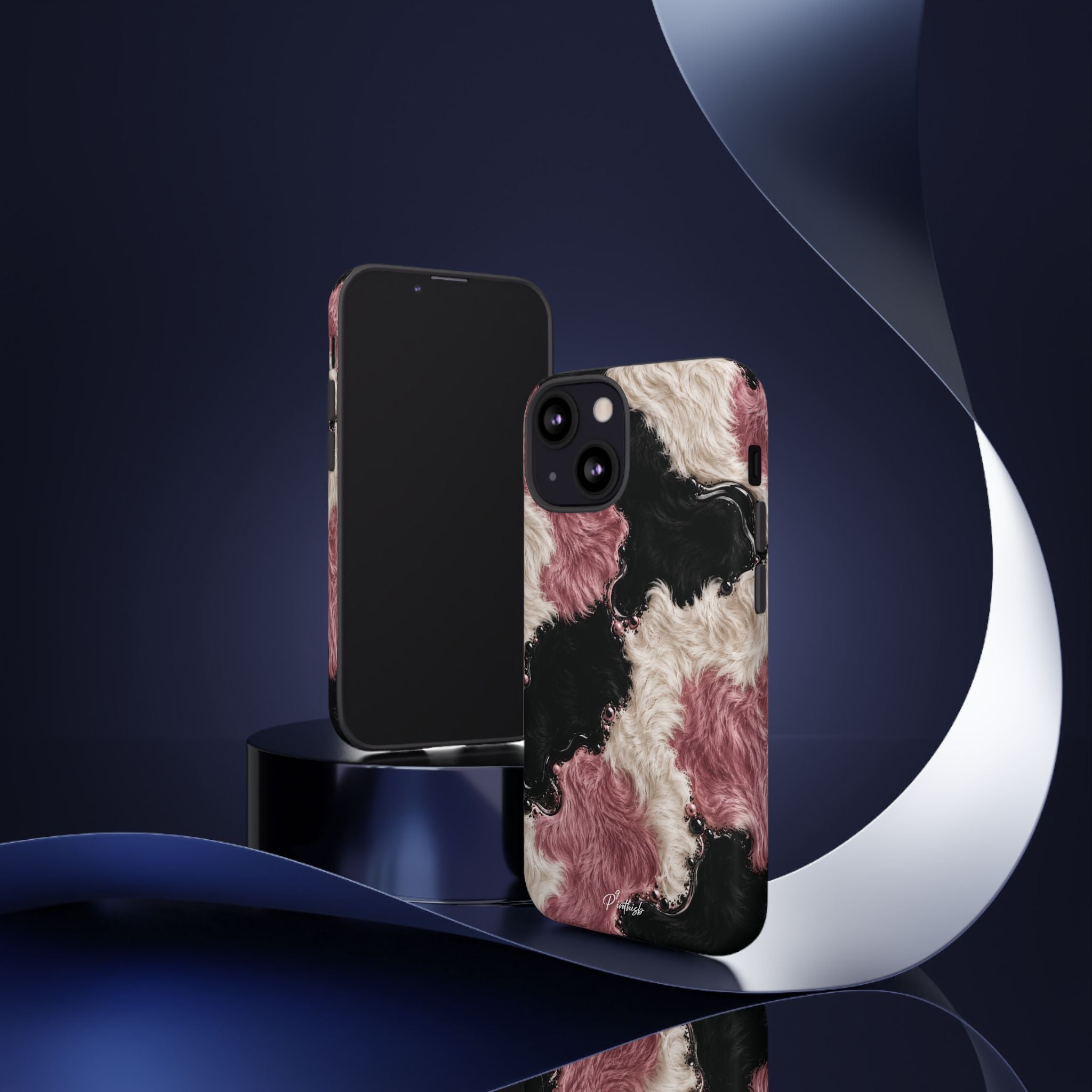 Cow Print Swirl Tough Case