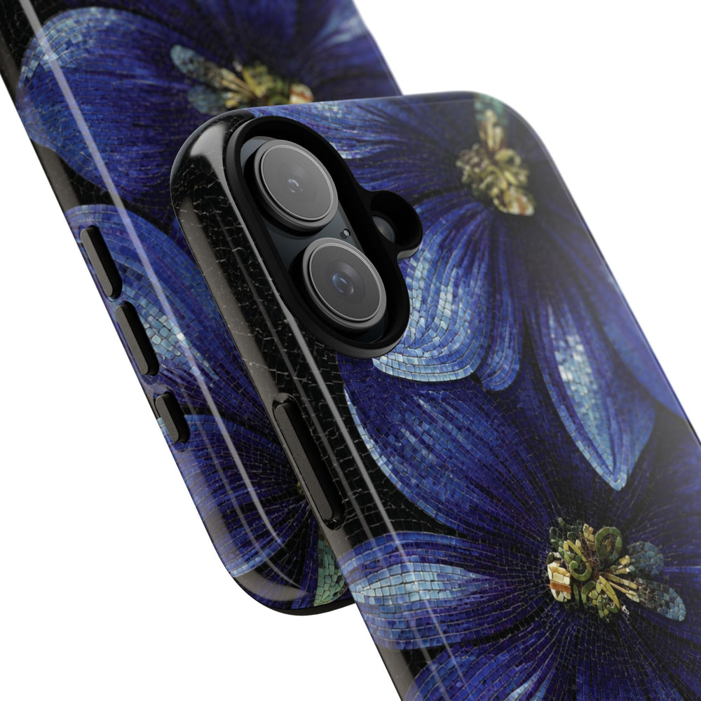 Blue Floral Tough Case