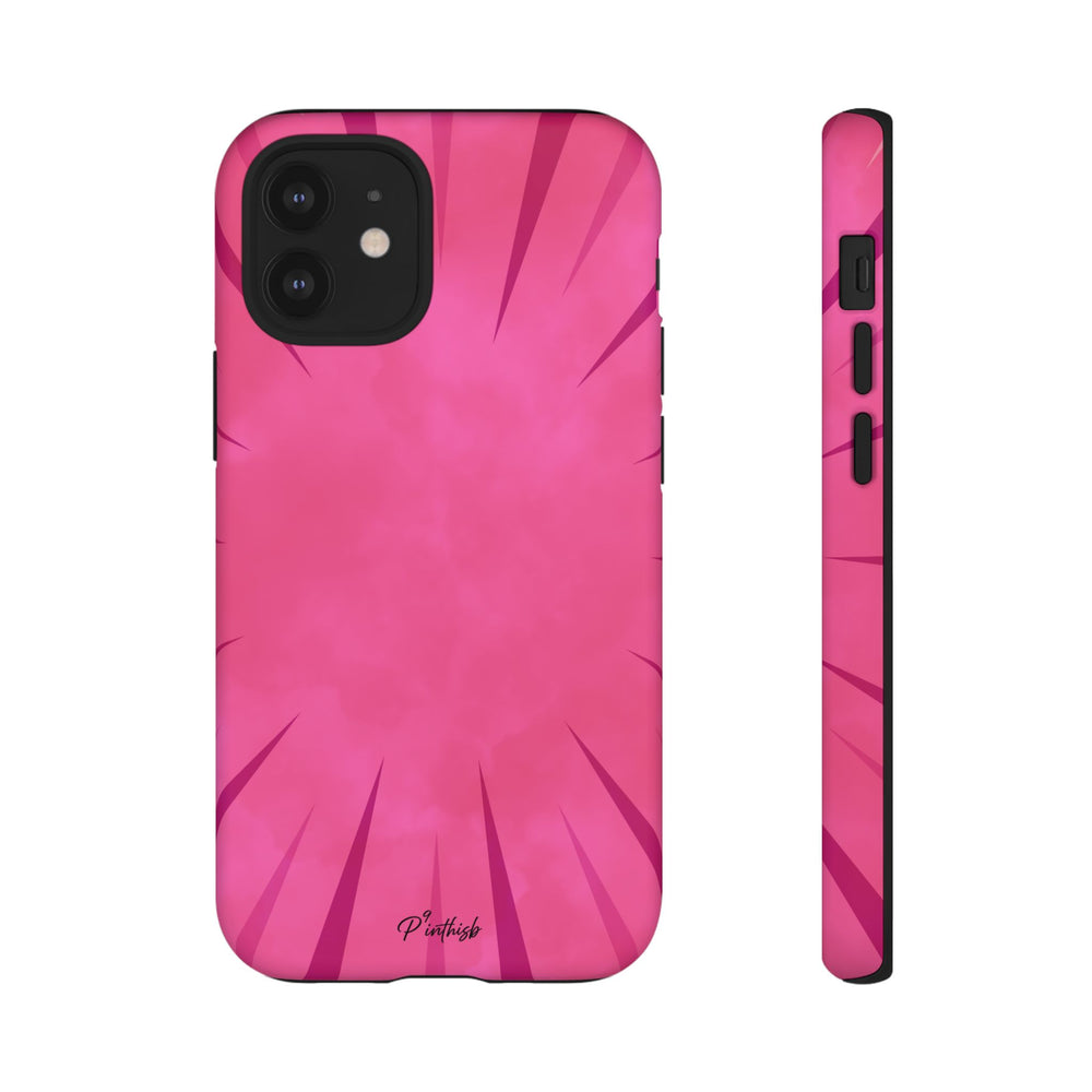 Pink Burst Tough Phone Case