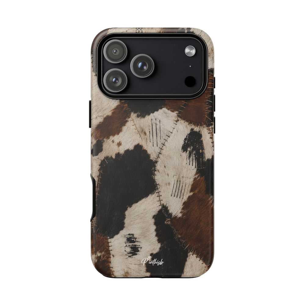 Brown & Black Animal Print Tough Case