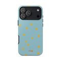Blue & Yellow Polka Dot Tough Phone Case