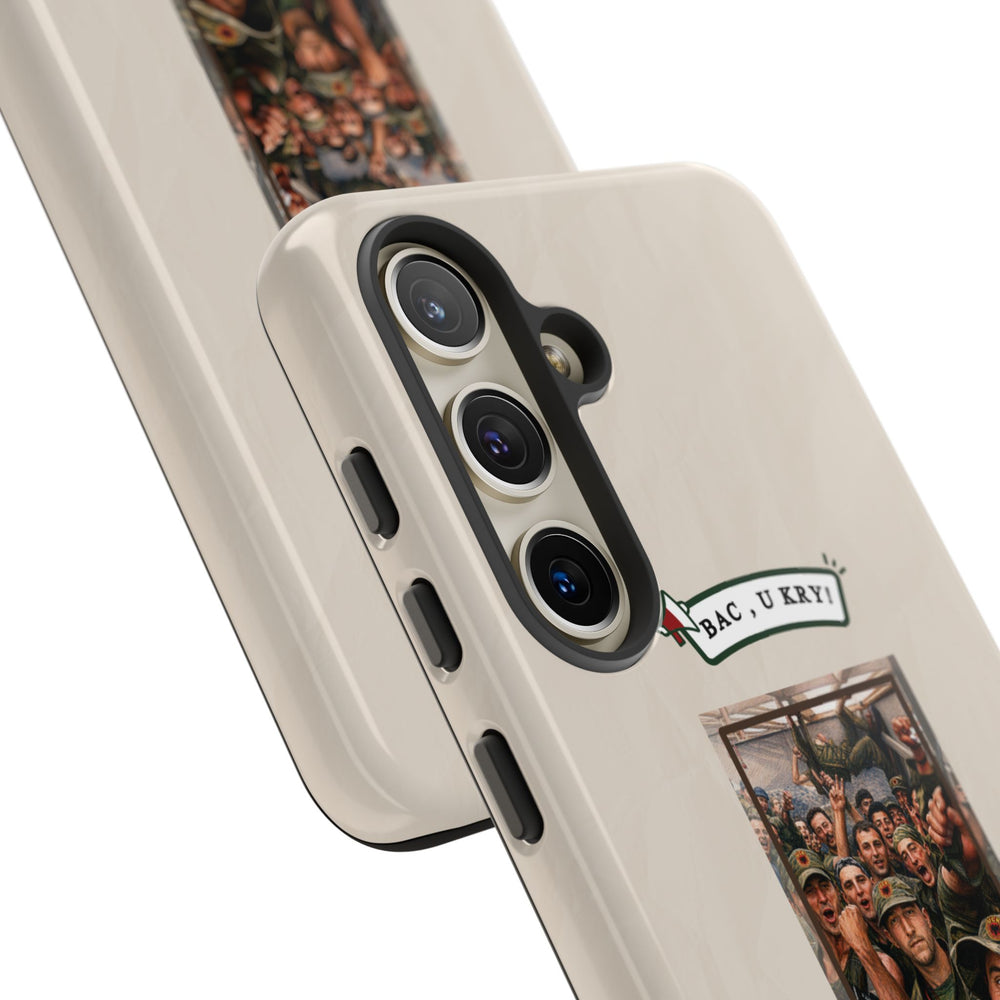 "BAC, U KRY!" Albanian Tough Phone Case