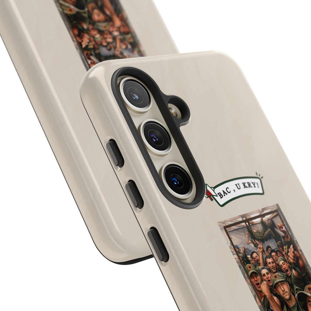 "BAC, U KRY!" Albanian Tough Phone Case