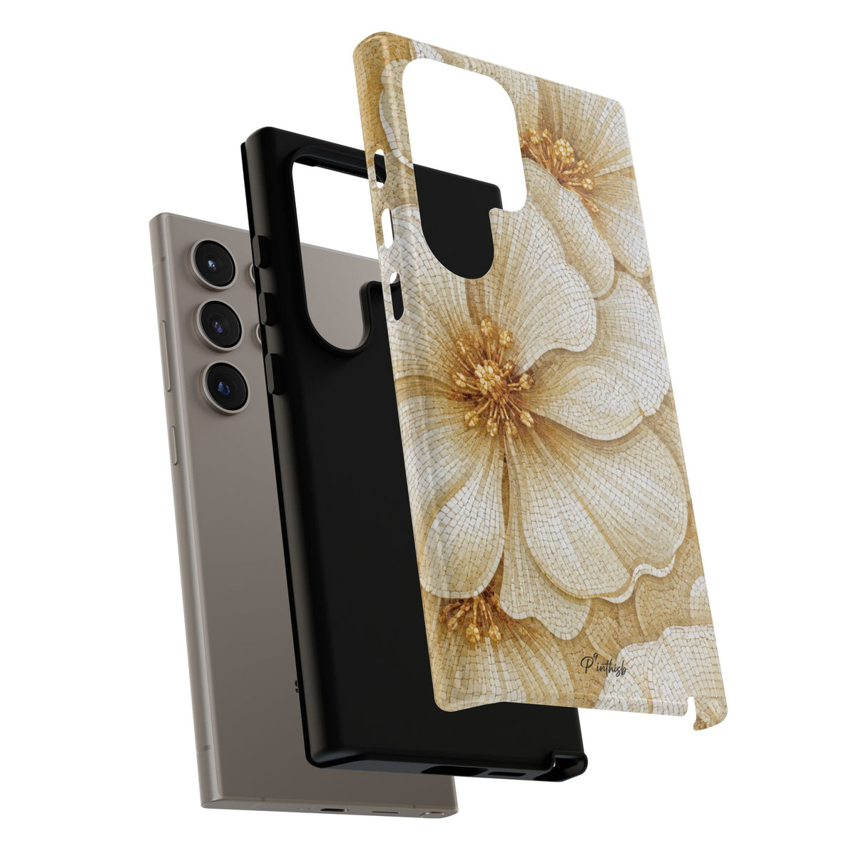 Floral Gold Bloom Tough Case