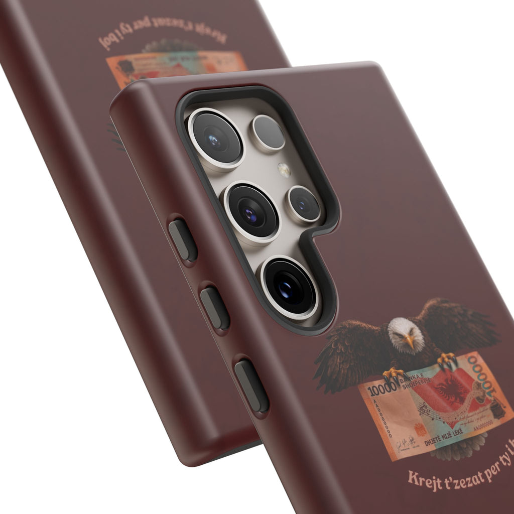 "Krejt t'zezat për ty i boj" Albanian Tough Phone Case