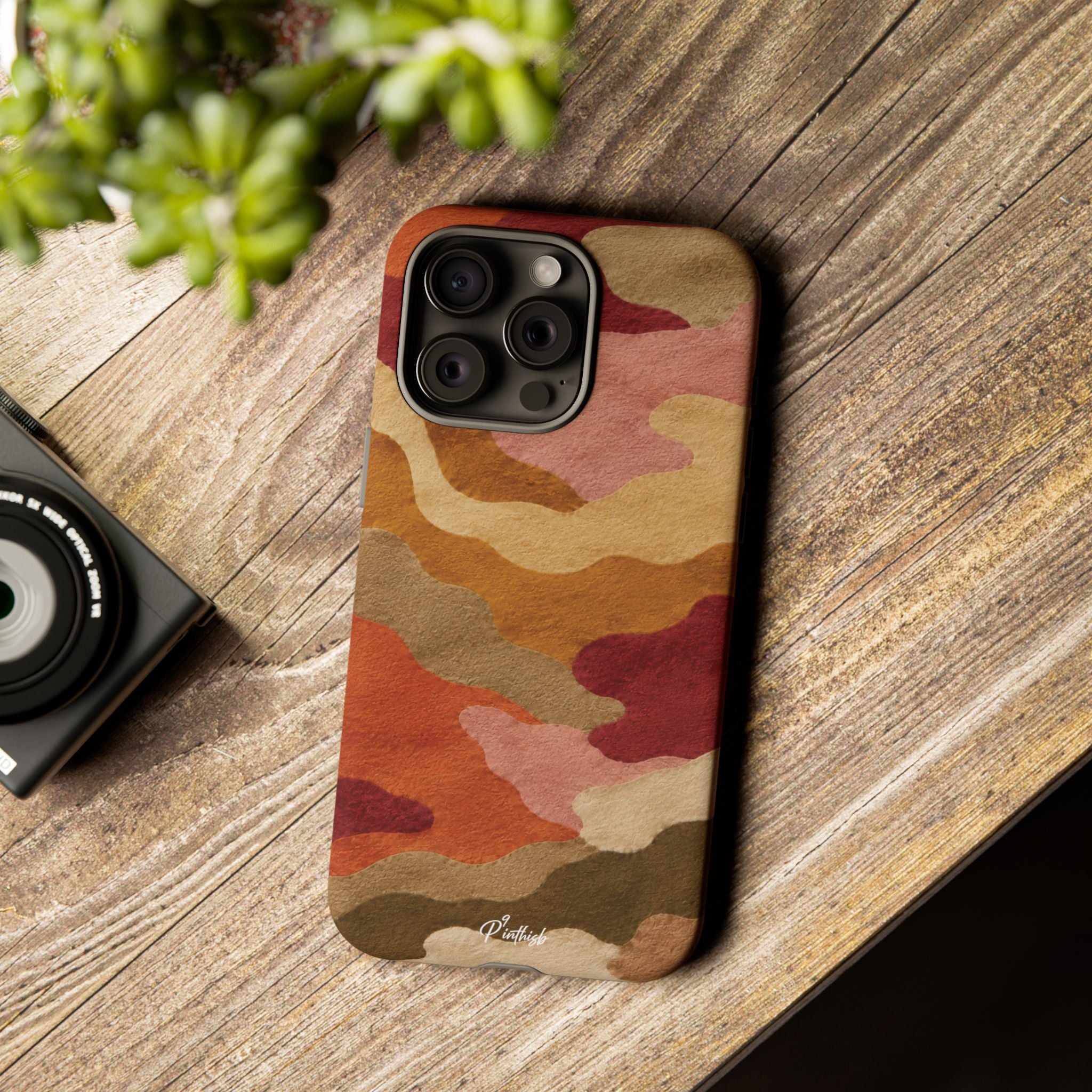 Watercolour Camo Tough Case