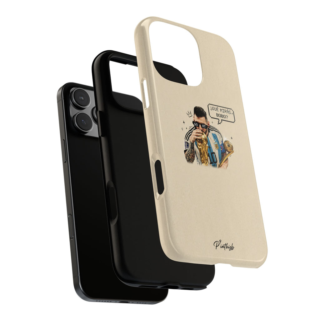 "G.O.A.T" Messi Tough Phone Case