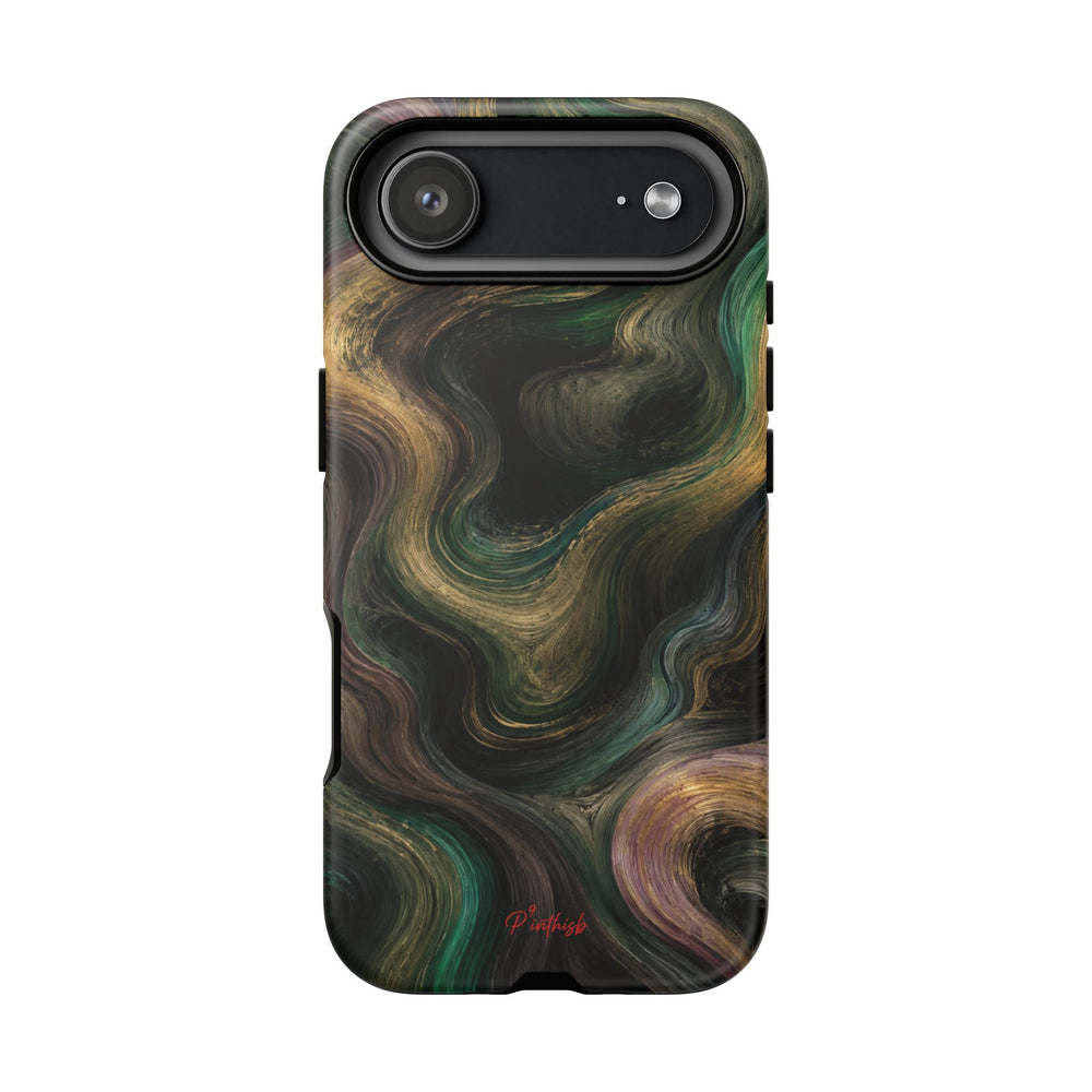 Marbled Forest Tough Phone Case