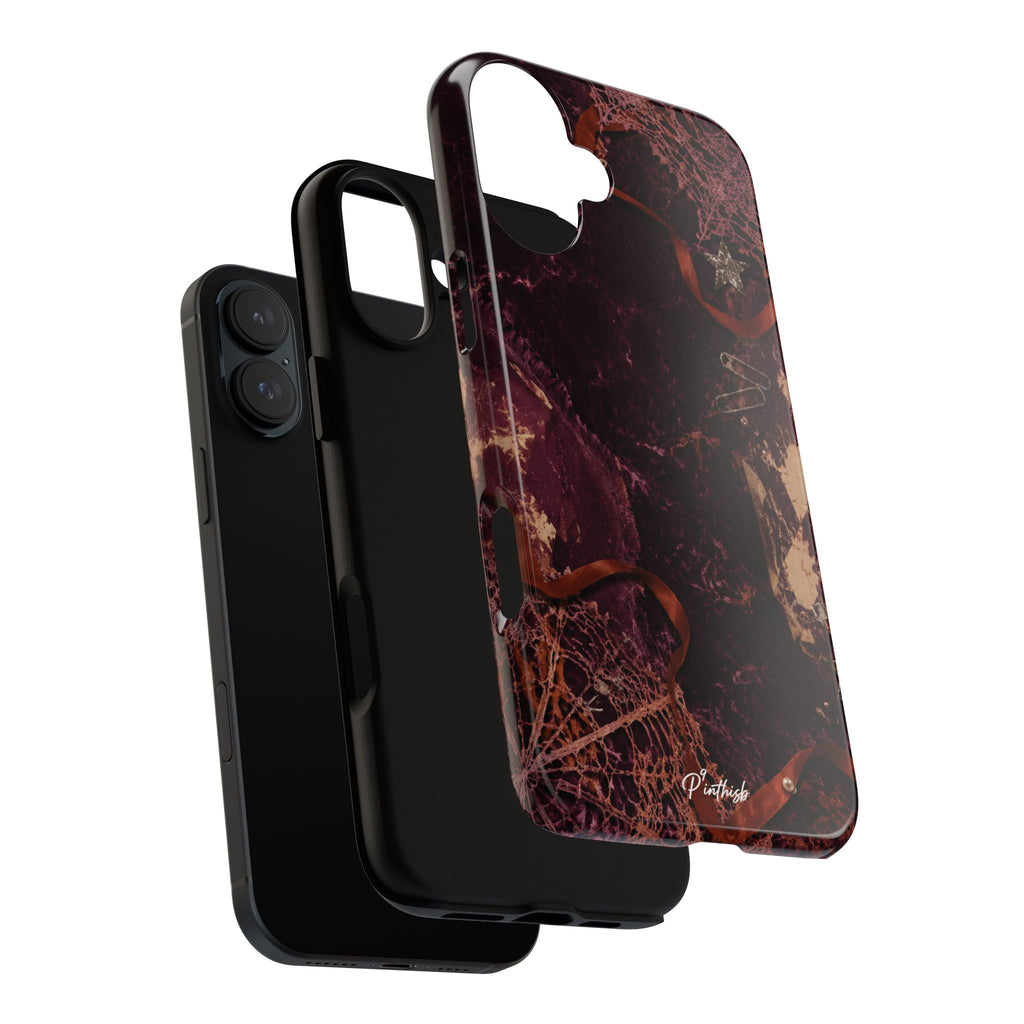 Dark Maroon Vintage Tough Case