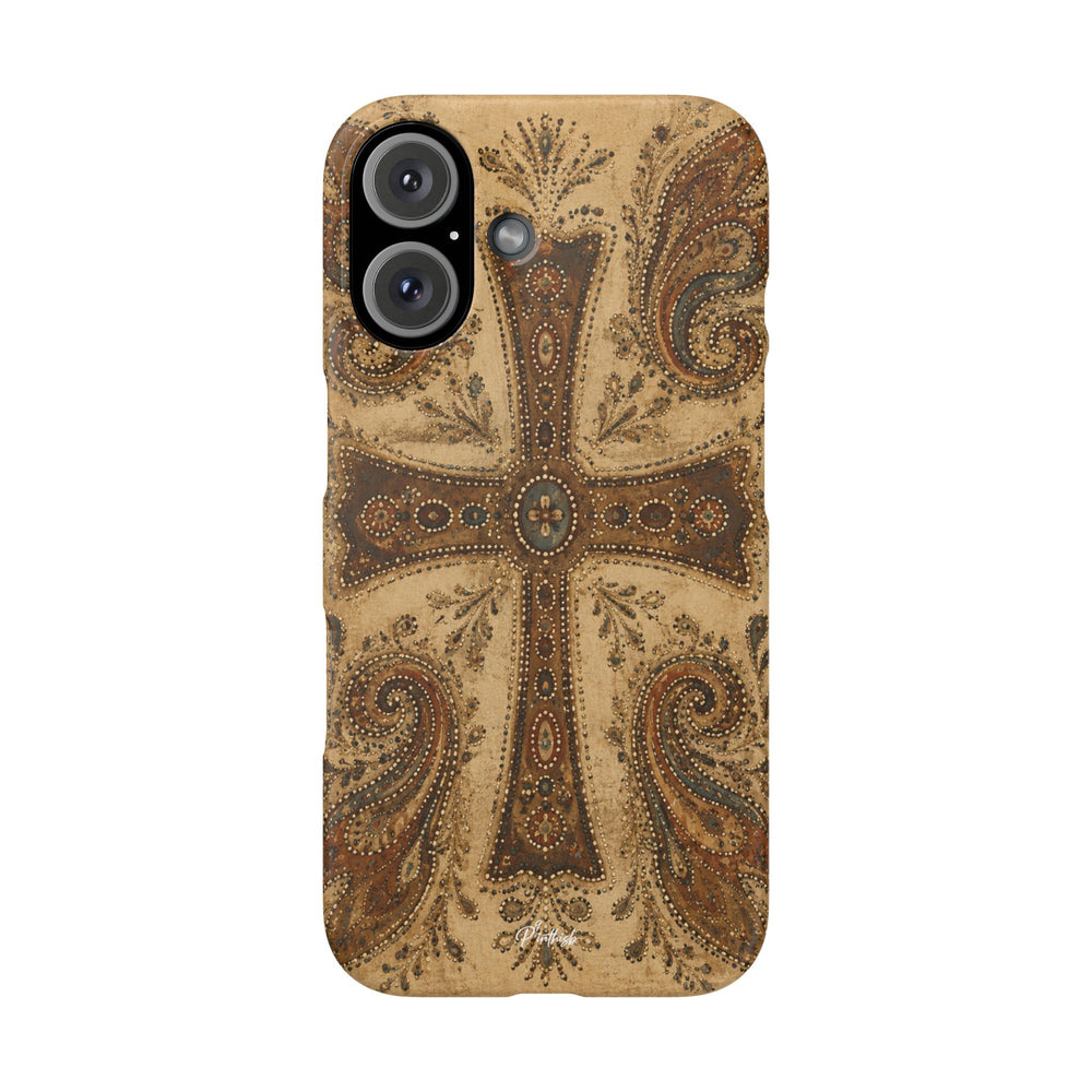 Cross Paisley Snap Case