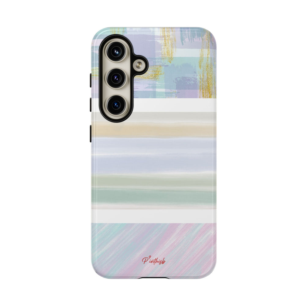 Pastel Stripe Tough Phone Case