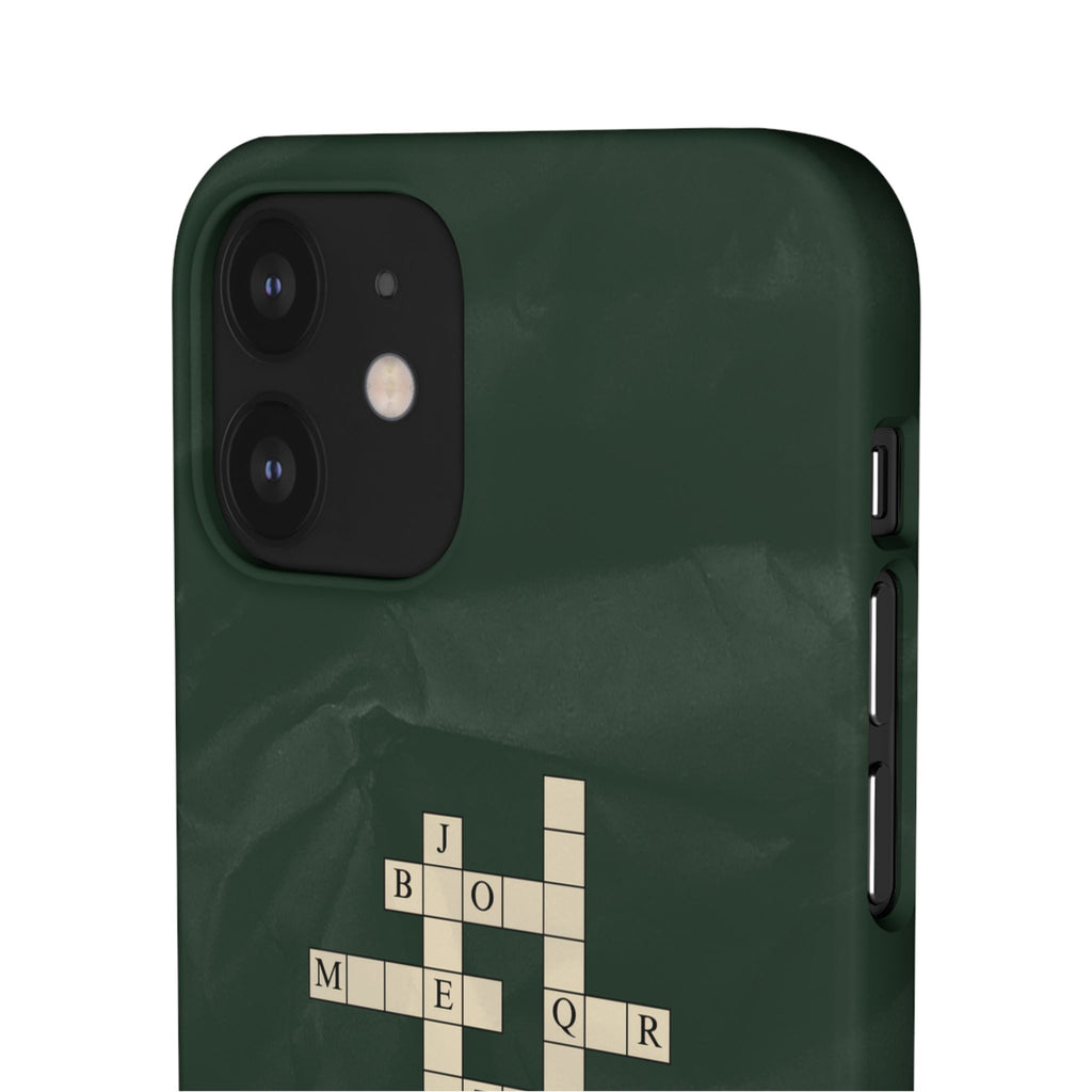 "JBMTQR crossword" Snap Phone Case