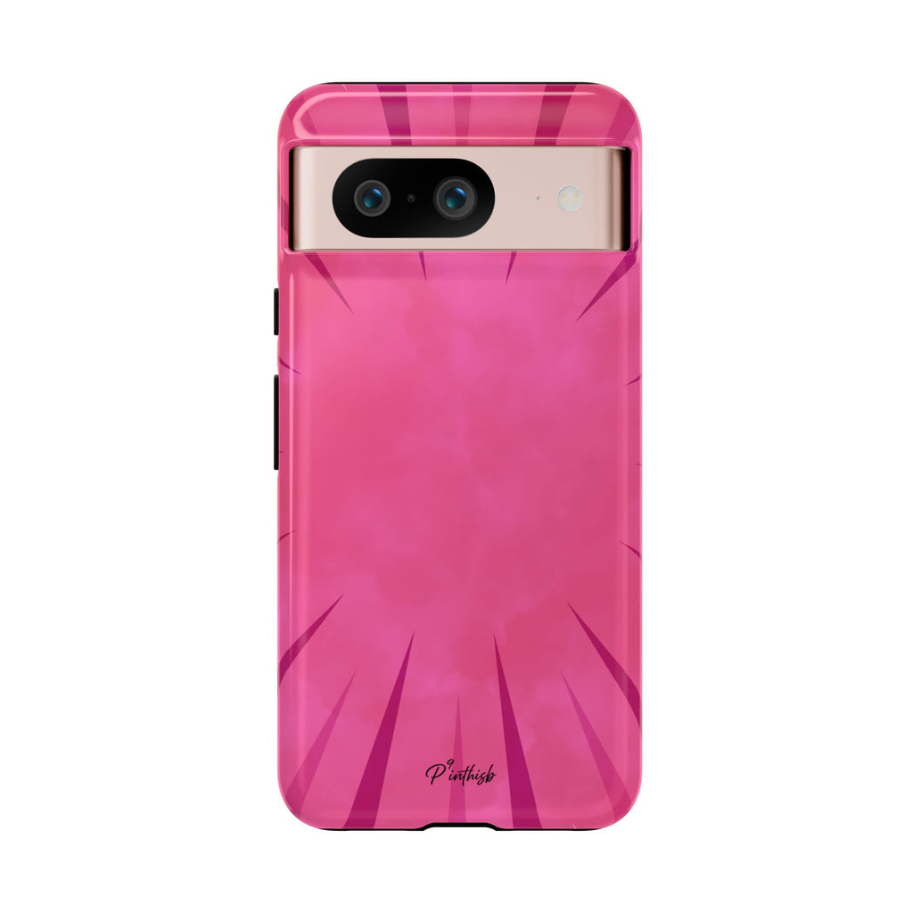 Pink Burst Tough Phone Case