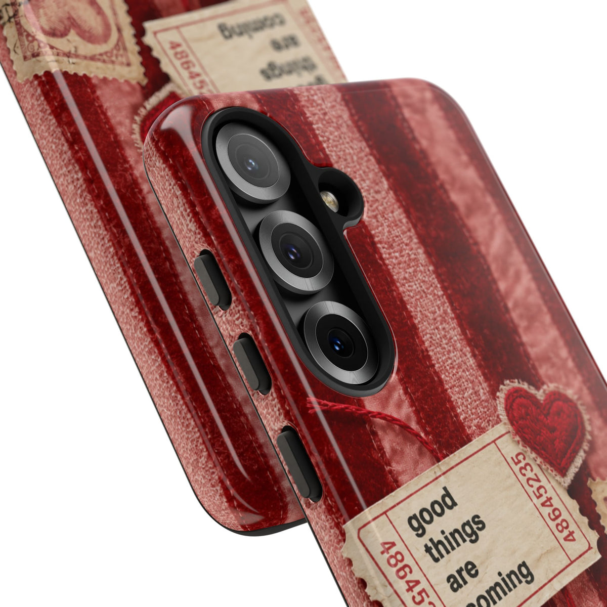 “Good Things Are Coming” Red Phone Case