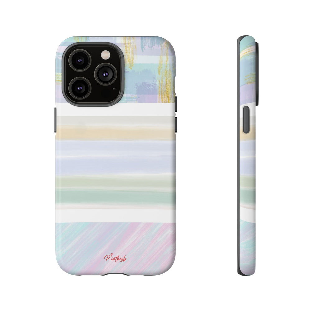 Pastel Stripe Tough Phone Case