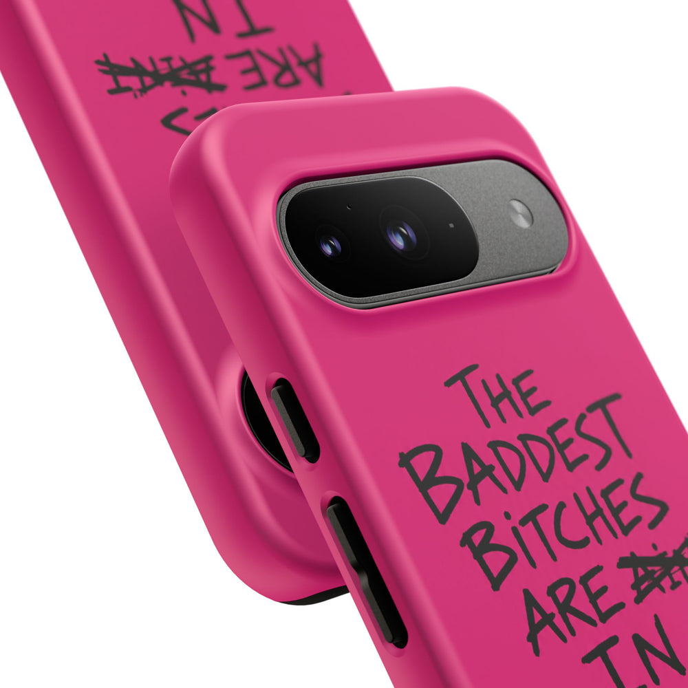 "The Baddest B*tches Are In Kukës" Hot Pink Case