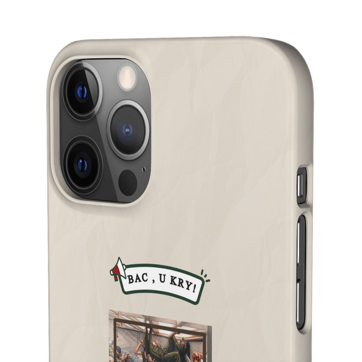 "BAC, U KRY!" Snap Case