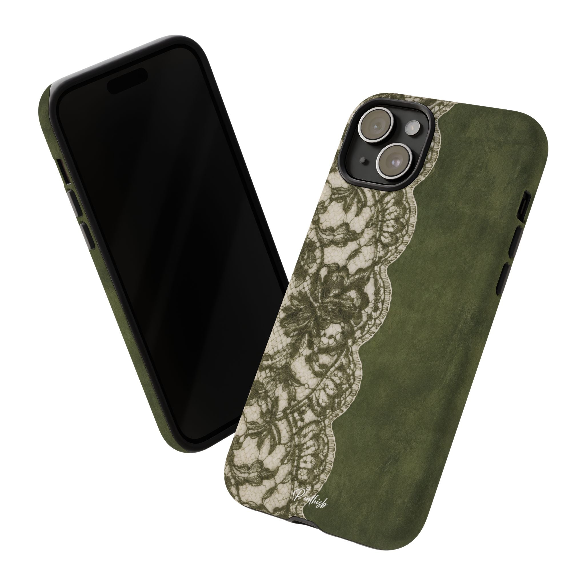 Olive Lace Tough Case