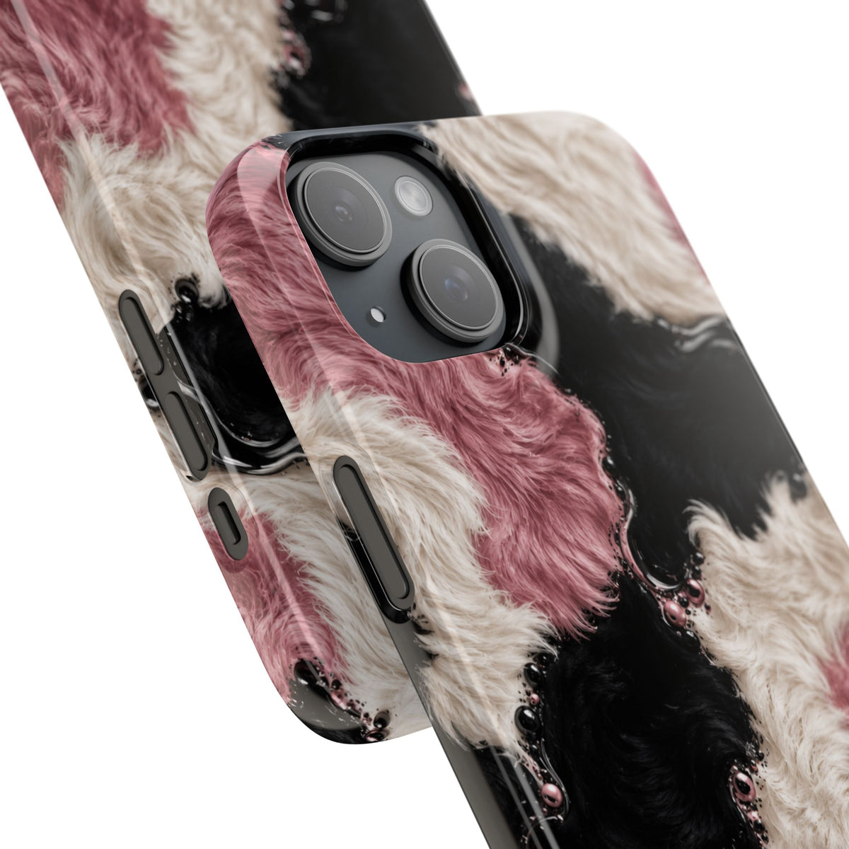 Cow Print Swirl Snap Case