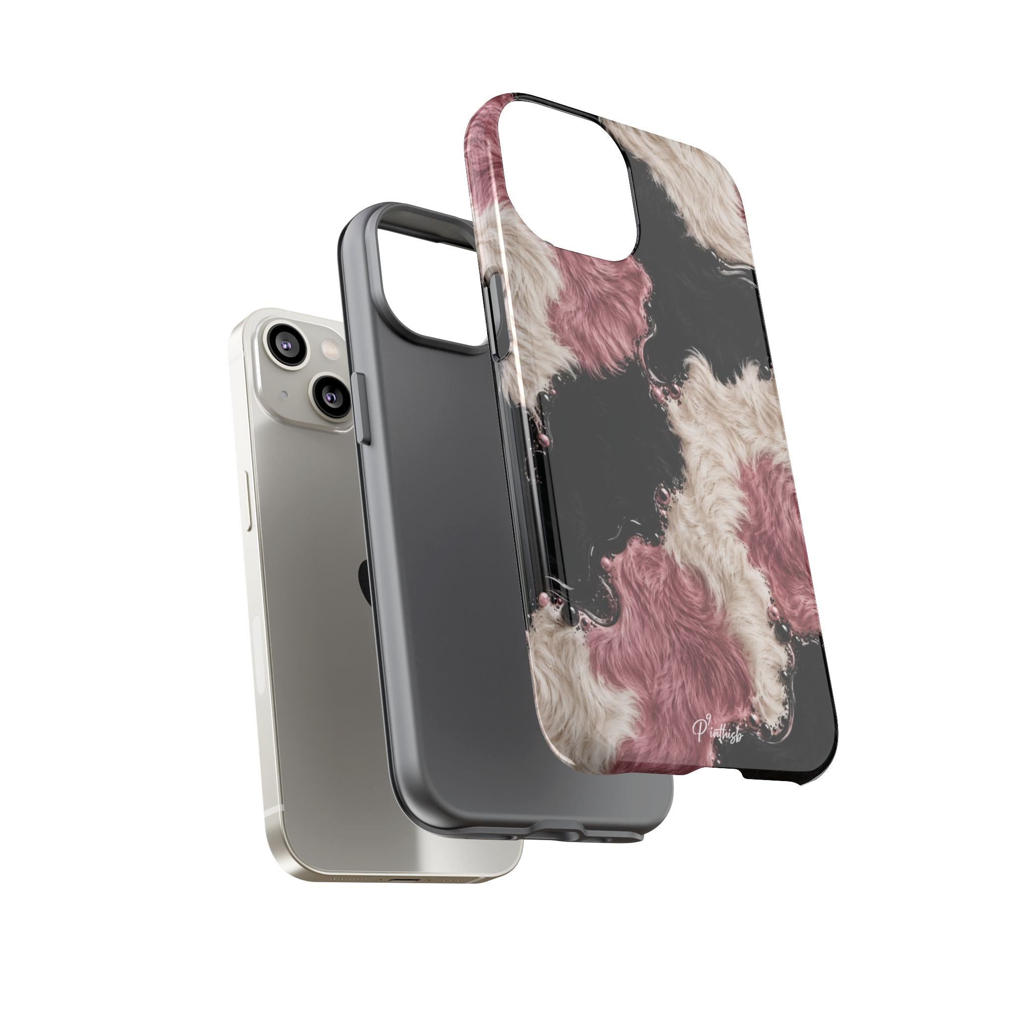 Cow Print Swirl Tough Case