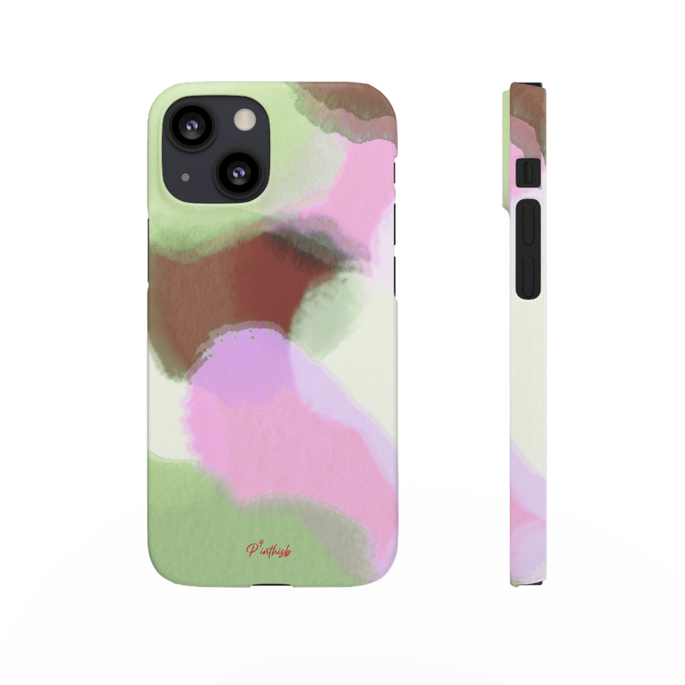 Abstract Pastel Camouflage Snap Phone Case