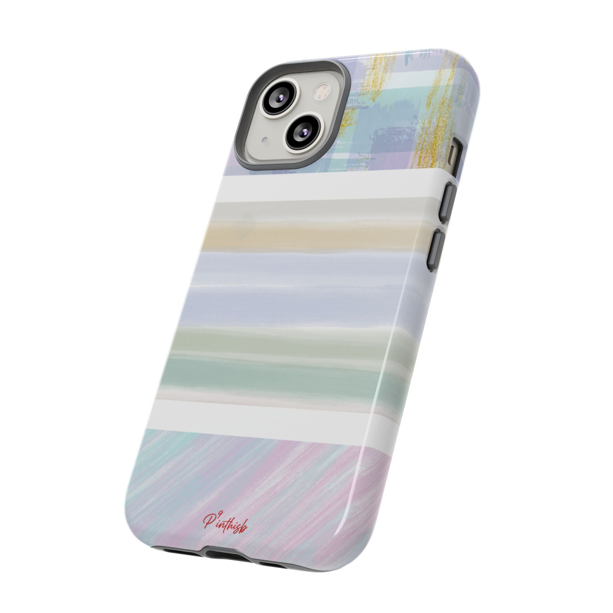 Pastel Stripe Tough Phone Case