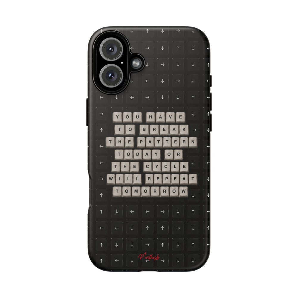 "Break the pattern" Keyboard Tough Case