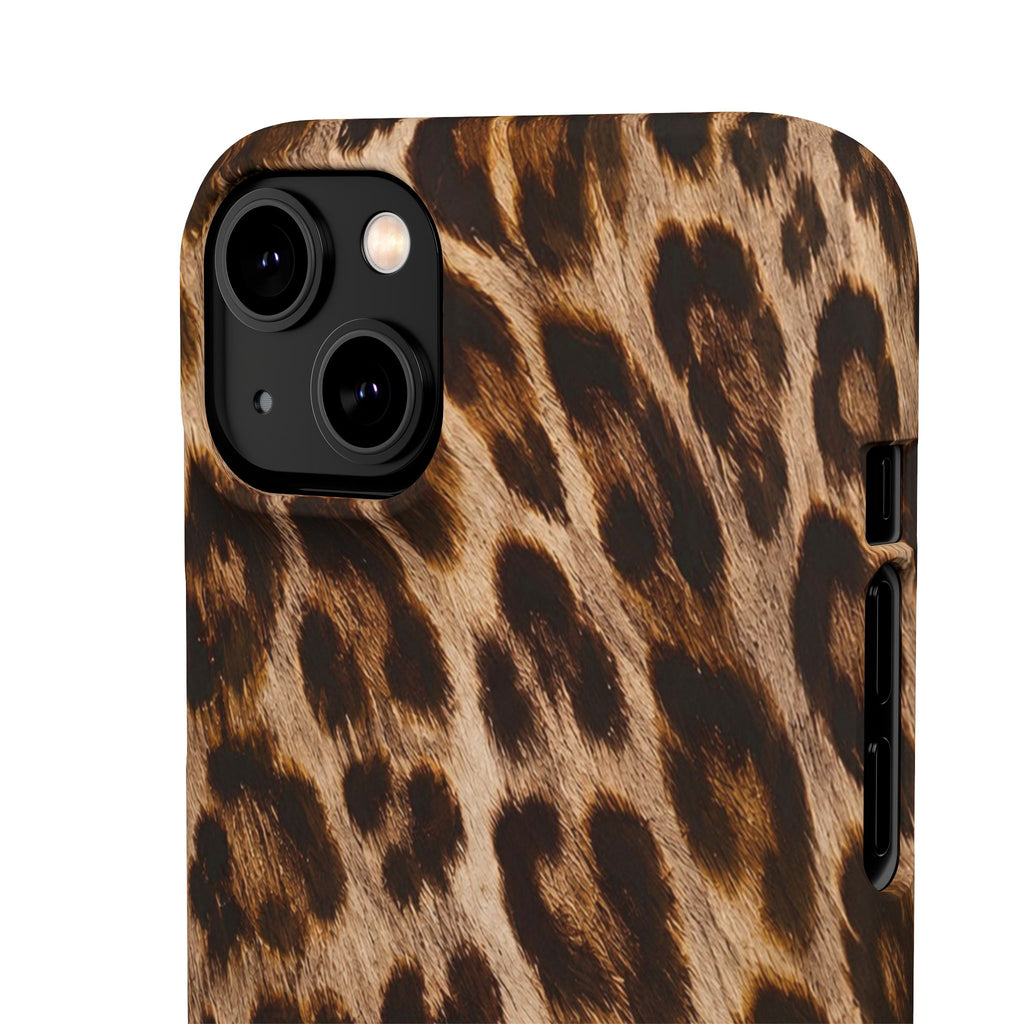 Leopard Print Snap Phone Case
