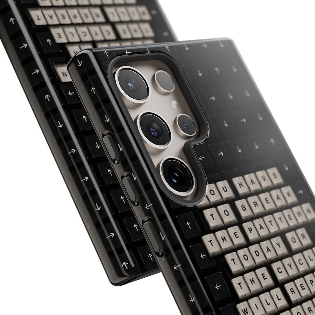 "Break the pattern" Keyboard Tough Case