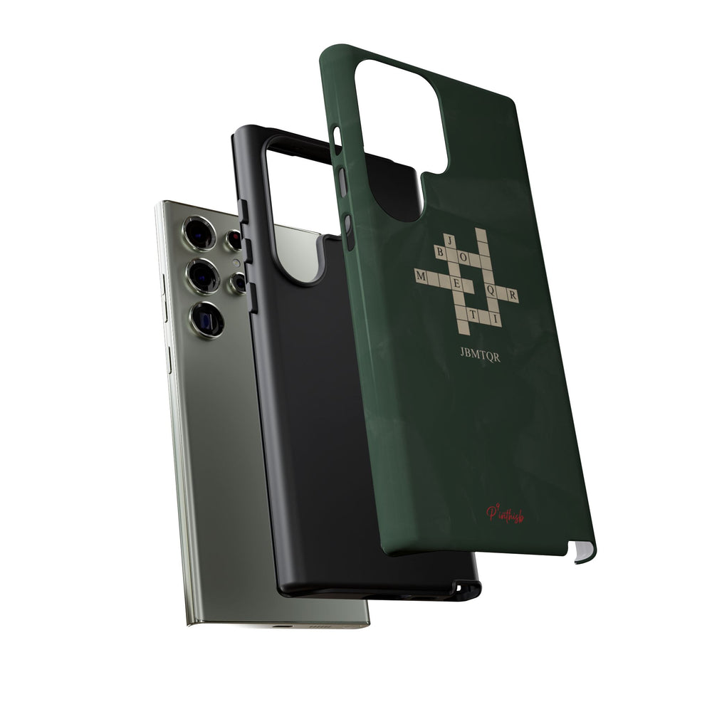 "JBMTQR crossword" Tough Phone Case