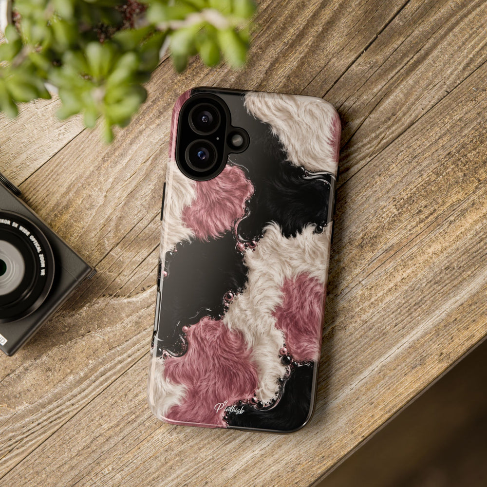 Cow Print Swirl Tough Case