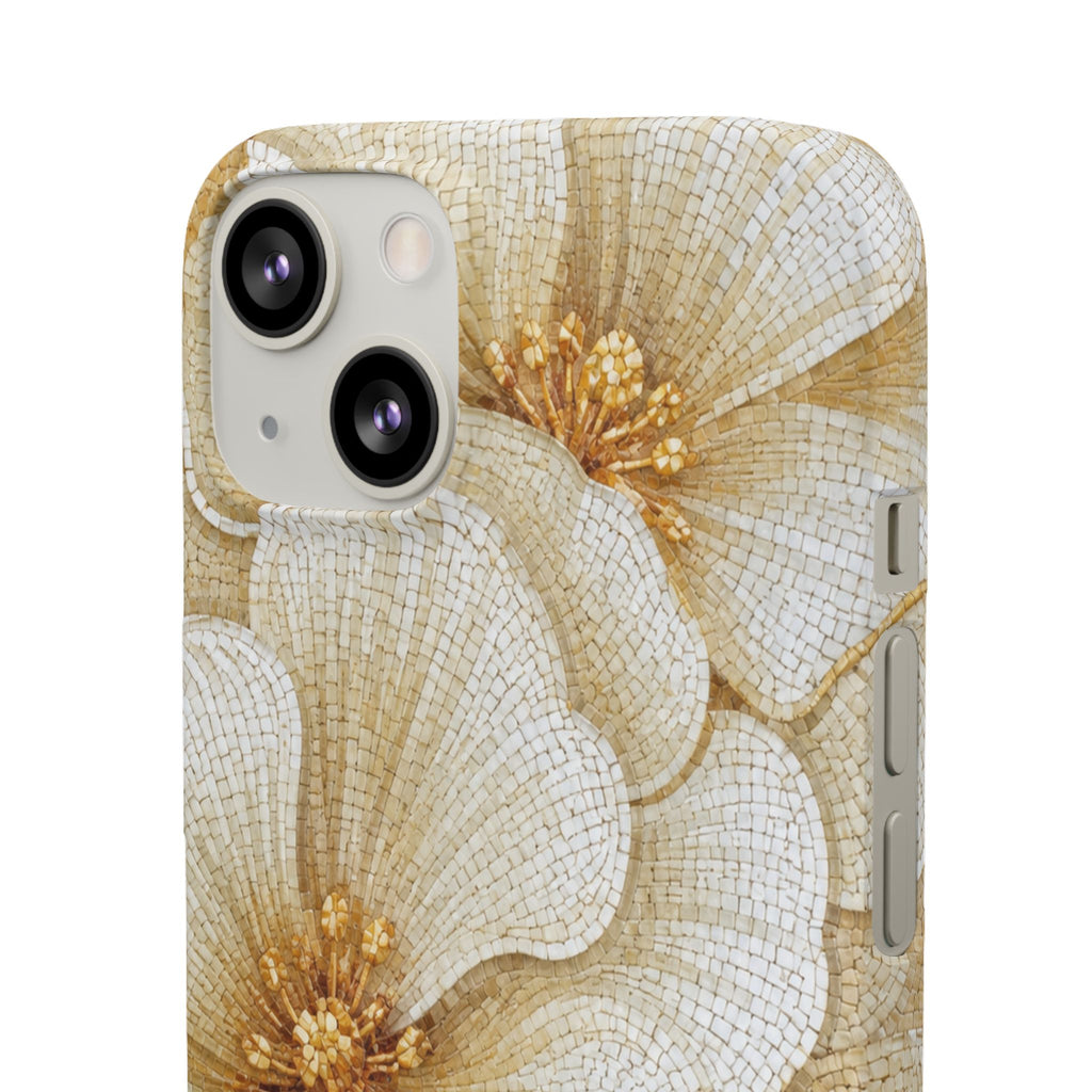 Floral Gold Bloom Snap Case